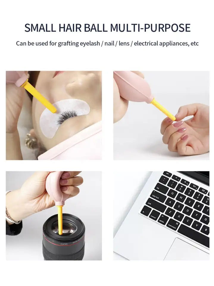 Eyelash glue balloon blowing