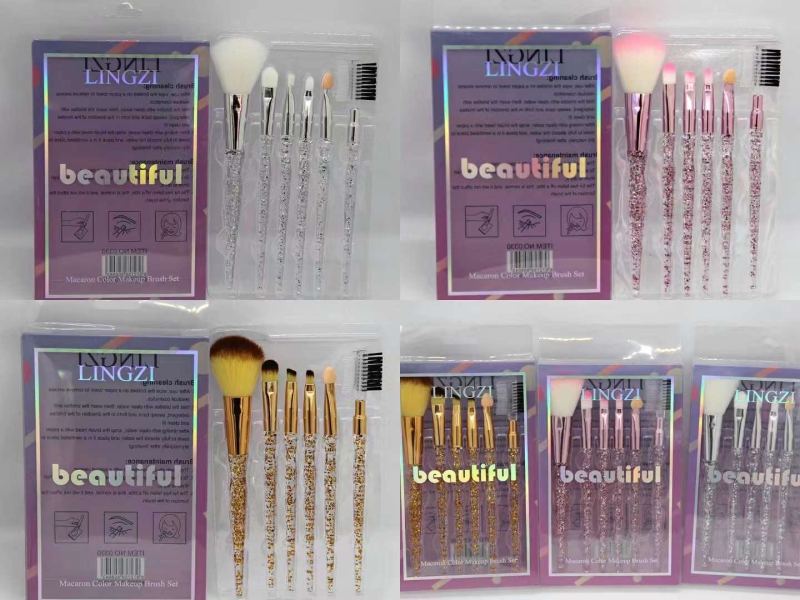 Makeup brushes set