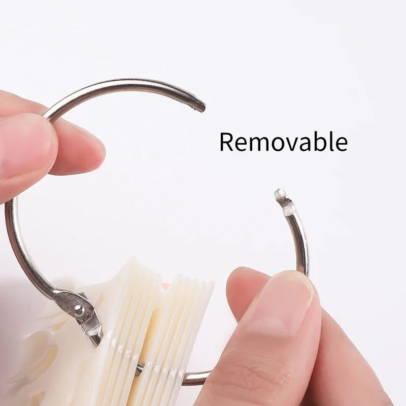Nail color tips display fan with ring