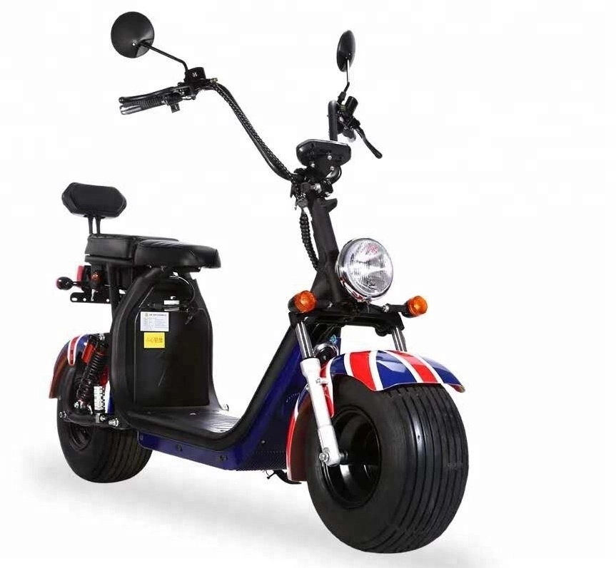 High quality Electric scooter two-seat backrest citycoco HR3