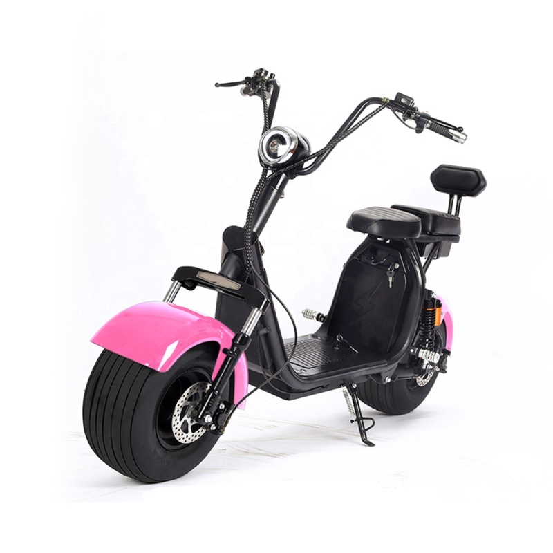 High quality Electric scooter two-seat backrest citycoco HR3