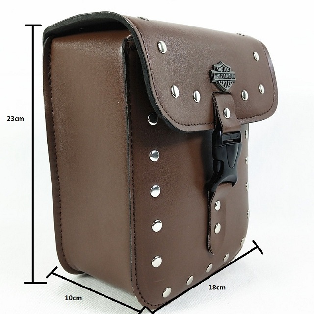 Magic Black Saddlebags Motorcycle Side Tool Bag for Fat Tire Citycoco