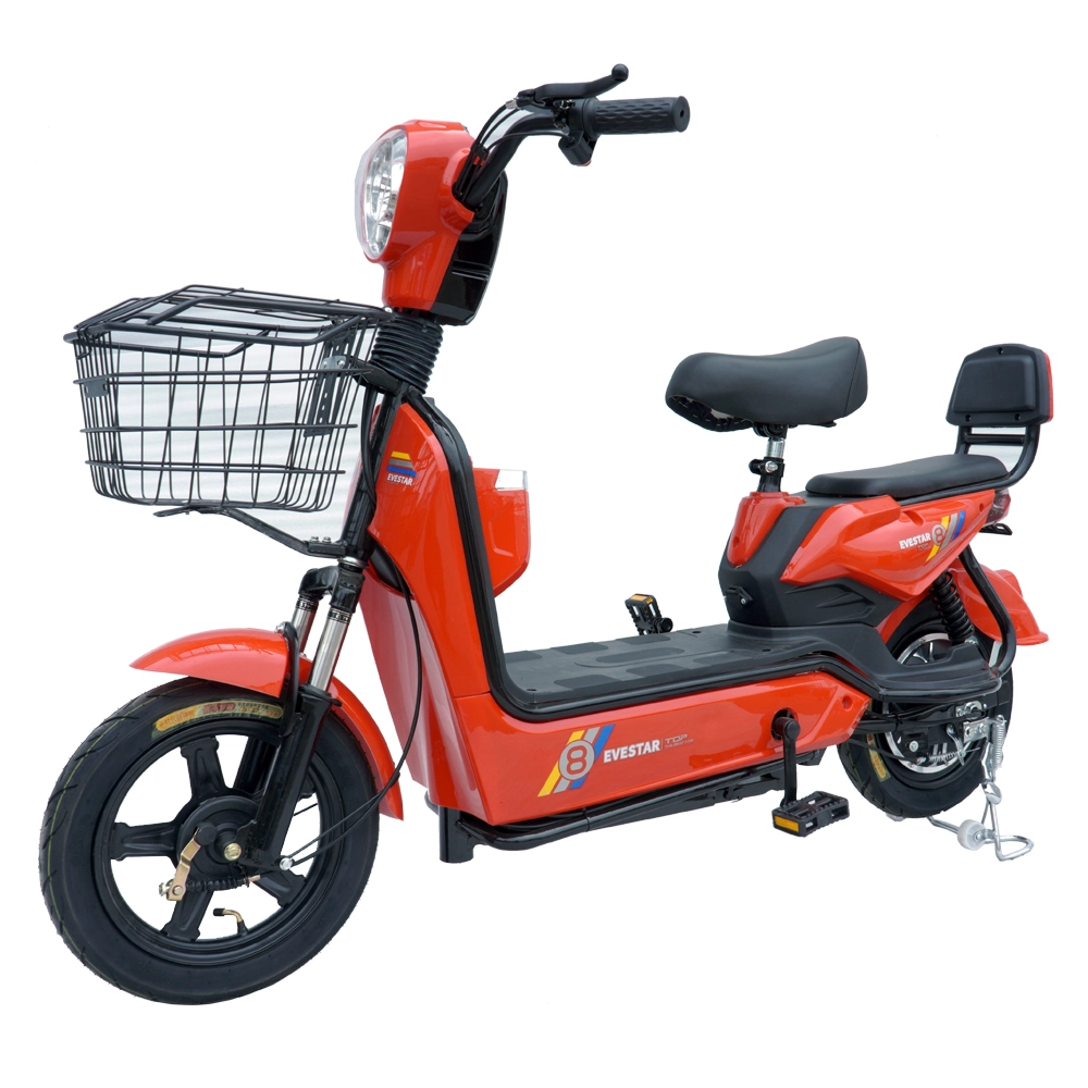 350W/450W seat electric bike with basket