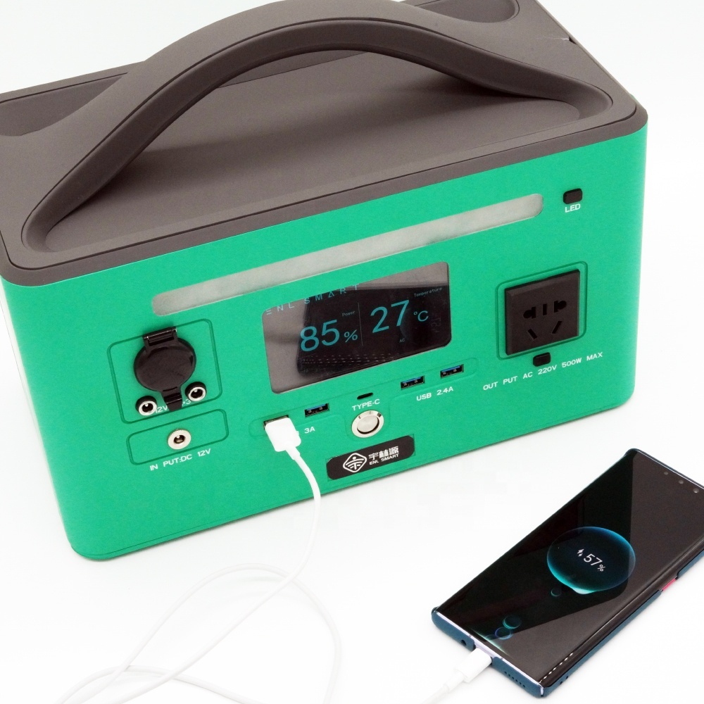 ENL500 150000mAh 540Wh 110V Portable power banks & power station for travel camping fishing outdoor