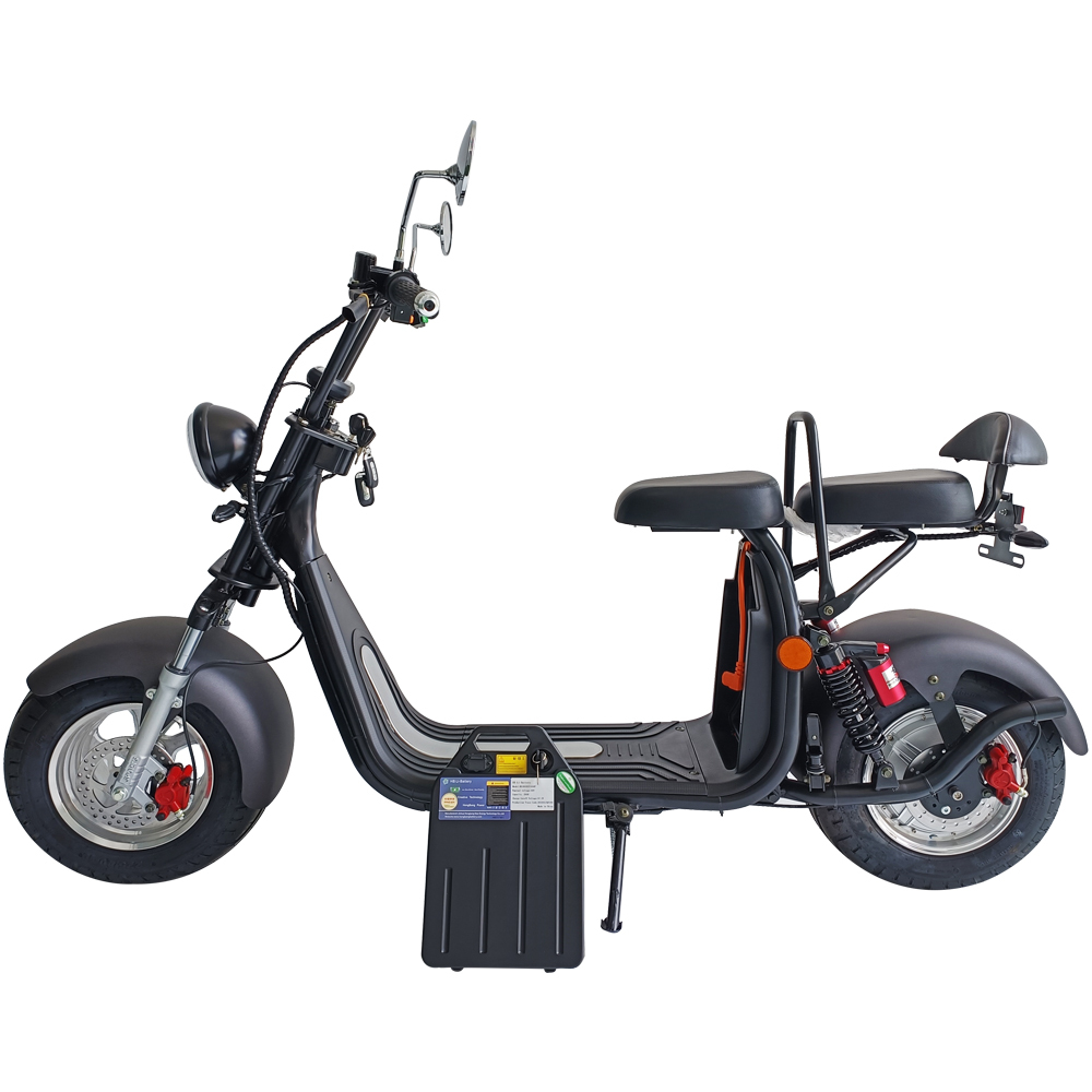60v 45kmh EEC 2 seats E Motorcycle Electric Scooter Powerful Adult Citycoco EU Warehouse 2000W