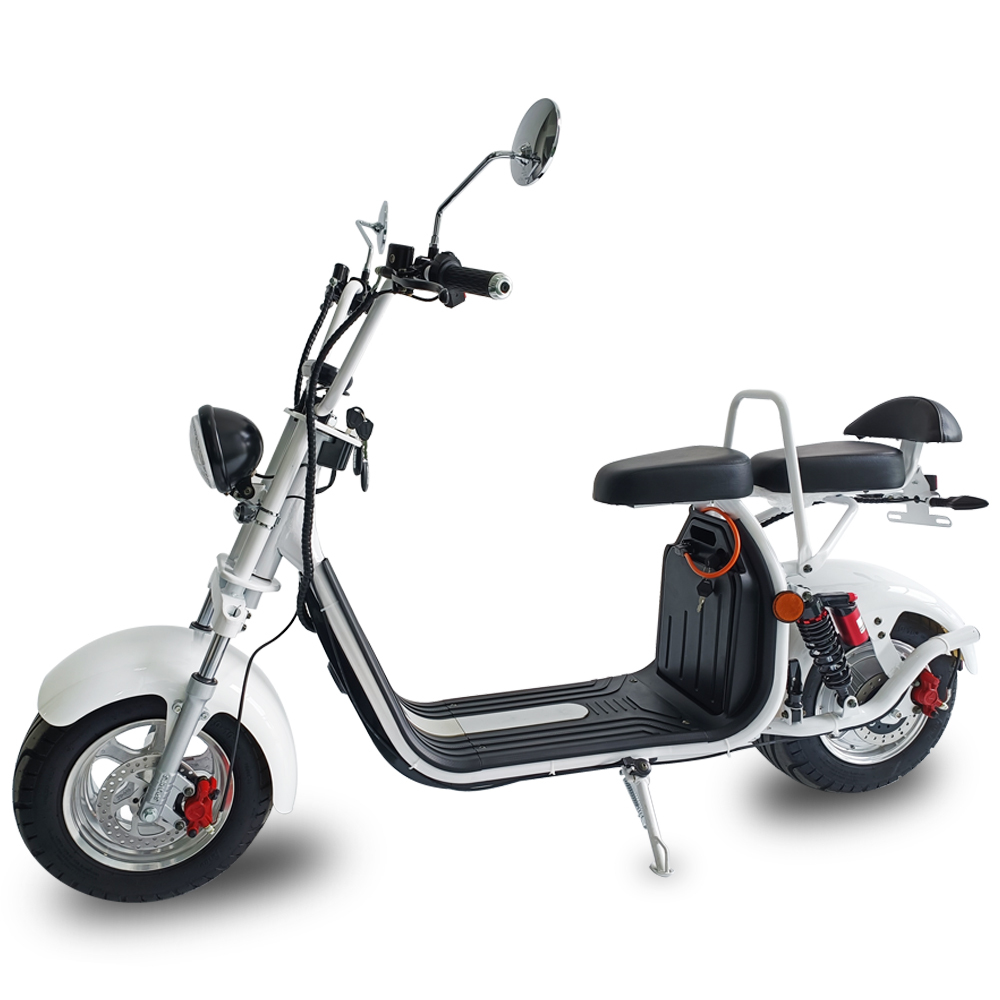 60v 45kmh EEC 2 seats E Motorcycle Electric Scooter Powerful Adult Citycoco EU Warehouse 2000W