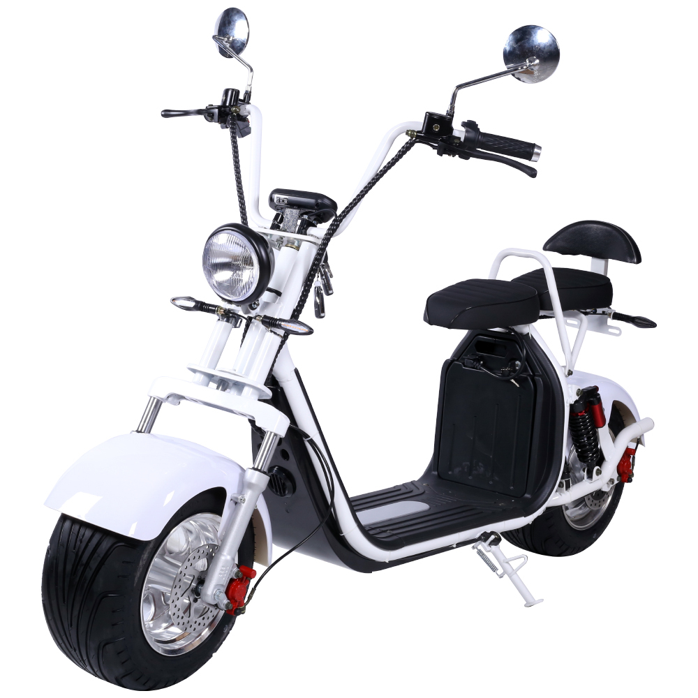 60v 45kmh EEC 2 seats E Motorcycle Electric Scooter Powerful Adult Citycoco EU Warehouse 2000W