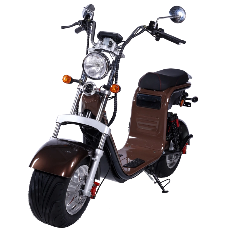 Wholesale 10 inch EEC Powerful 2000W Electric Citycoco e Scooters With Disc Brake System for Adults EU Warehouse HR8-4 45km/h