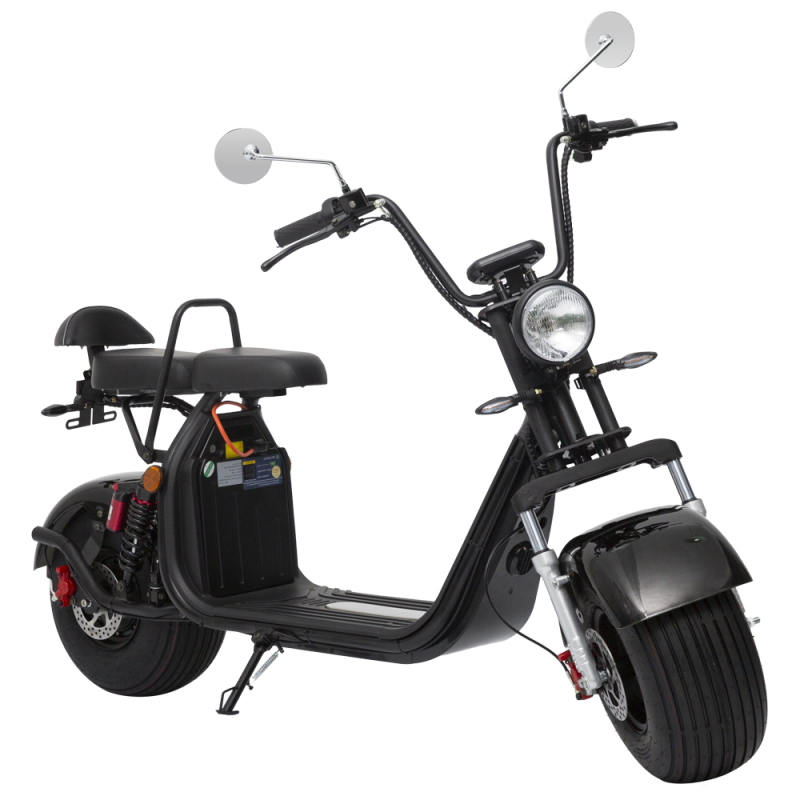 2022 Electric Motorcycle 2000w 20Ah Scooter Europe Warehouse Fat Tire Two Wheel Citycoco Adult for Sale HR2-2