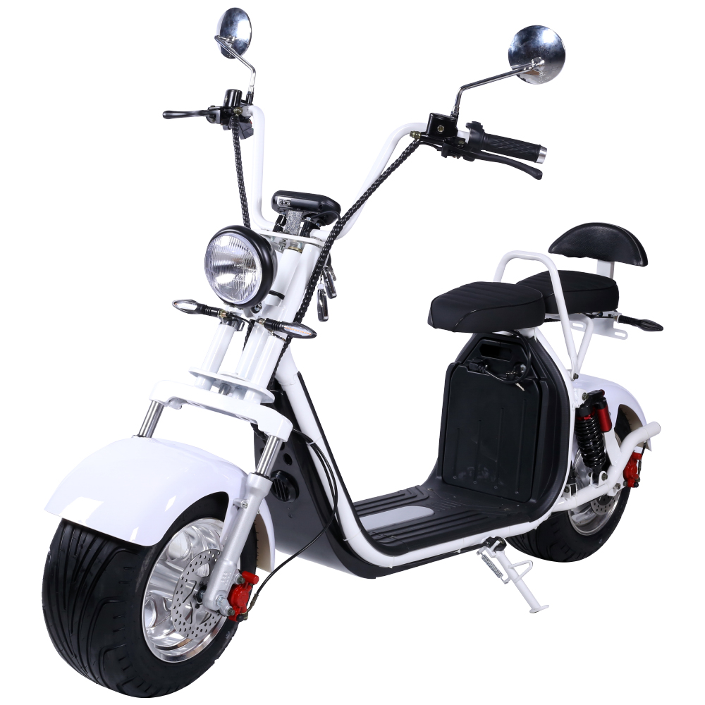 EEC COC Seev Citycoco 2000w 3000w Electric Scooter With Fat Bike Tire HR8-2