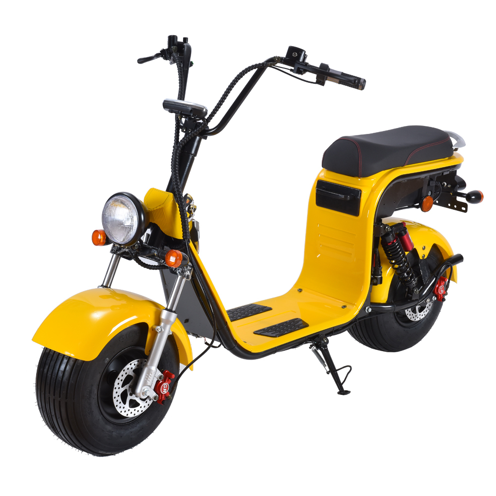 Drawable battery three-speed adjustable 1500W cool electric citycoco HR8-1