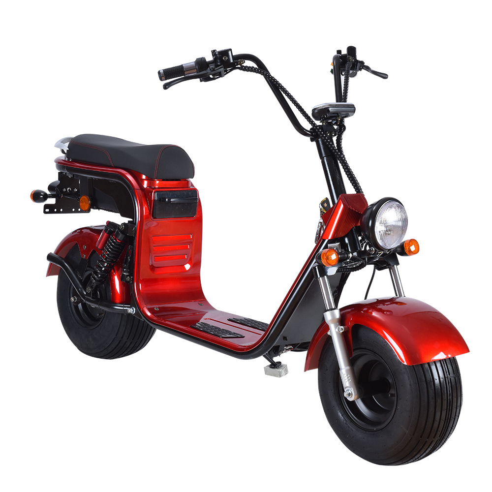 Drawable battery three-speed adjustable 1500W cool electric citycoco HR8-1