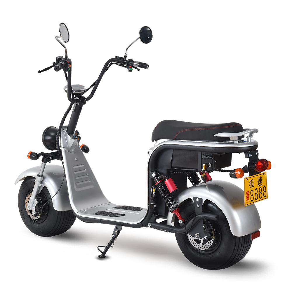 Drawable battery three-speed adjustable 1500W cool electric citycoco HR8-1