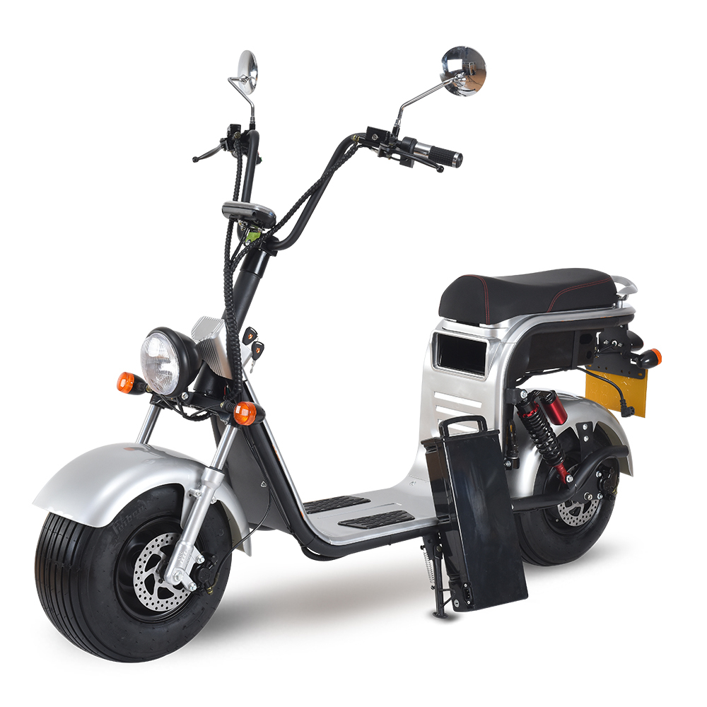 Drawable battery three-speed adjustable 1500W cool electric citycoco HR8-1