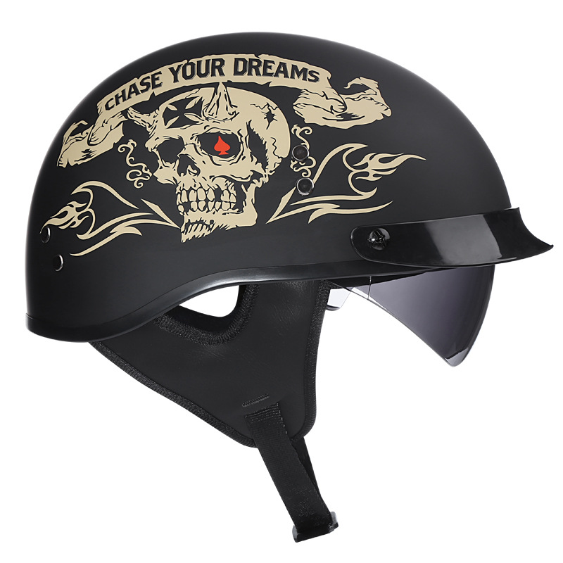 Electric Scooter Bicycle Safety Helmets Open Face Motorbike