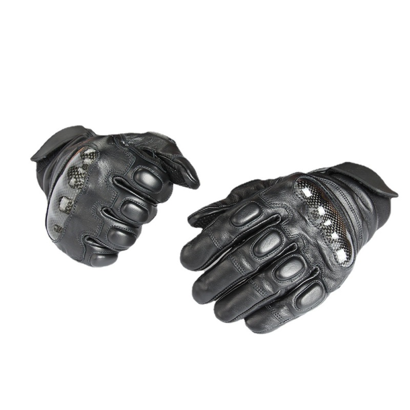 Leather Gloves Electric Scooter Riding Motorcycle Gloves Winter Riding Gloves Hand Protection