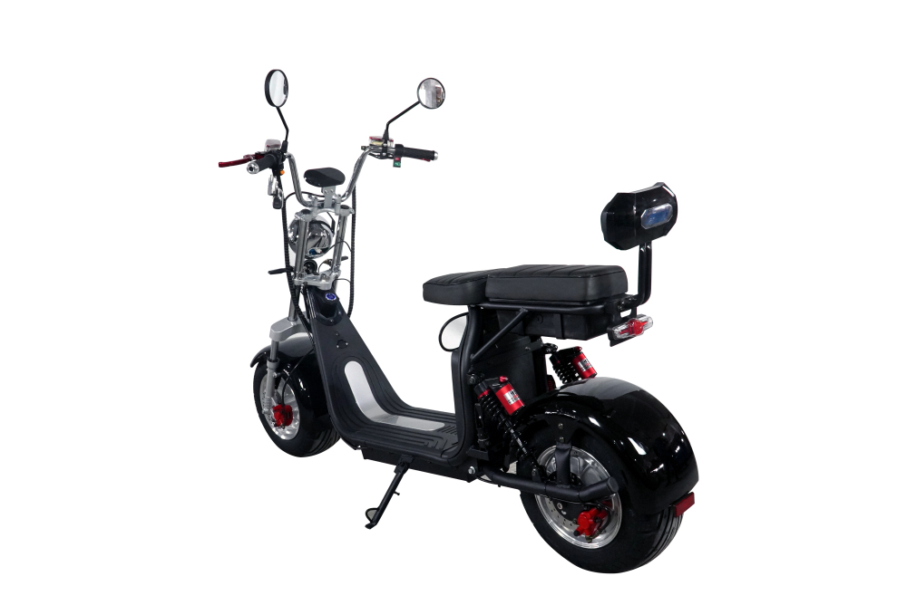 Aluminium wheel double seat one-button start electric citycoco HR5