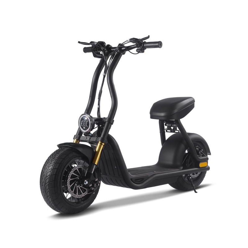 Mini Coco Electric Scooter Adults 48v 1000w Lithium Black E-Bike HS6