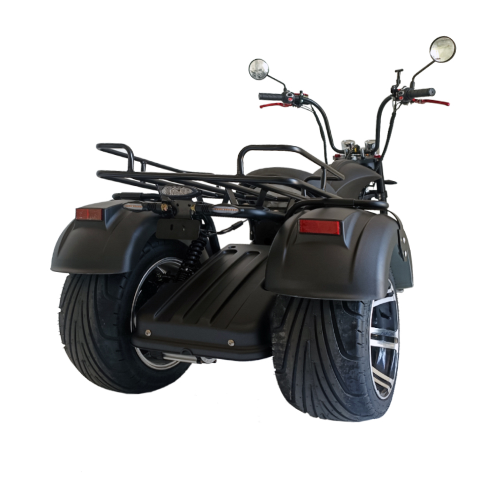 New Model 3 Wheel Electric Tricycle Citycoco Scooter Chopper Three Wheel Trike 1000W 2000W 30Ah 40Ah MH3P