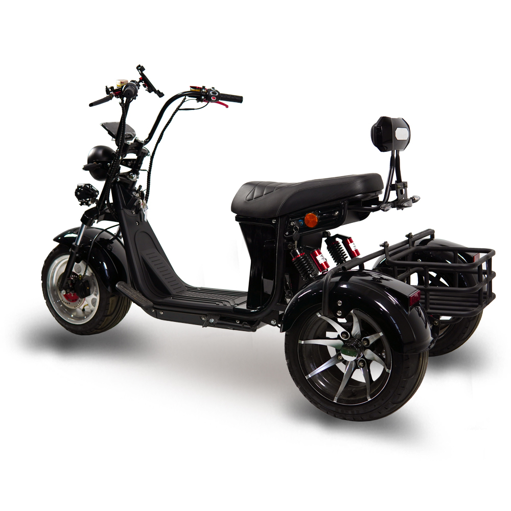 New model Three Wheel Bike E-Chopper 2000w Powerful Electric Scooter for Golf Course Use HT9