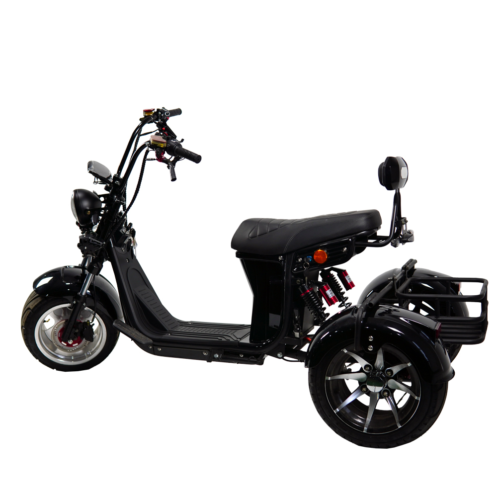 New model Three Wheel Bike E-Chopper 2000w Powerful Electric Scooter for Golf Course Use HT9