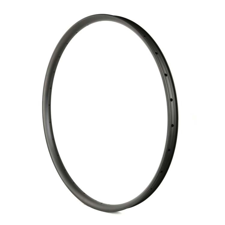 29er 38mm Wide 20mm Depth All Mountain MTB Carbon Rims Hookless