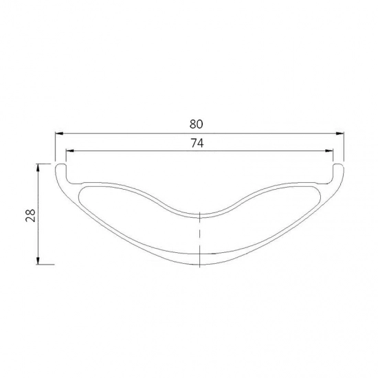 27.5er Fat Bike Rim 80mm