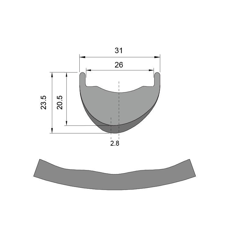 Vague SL 26 MTB XC Rims