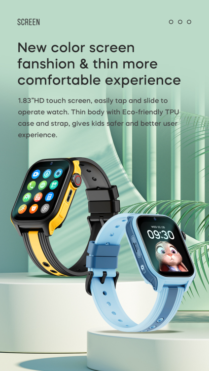 SA96 Android8.1 4G Kids GPS Smart Watch