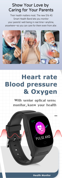 A93 4G Mini Size Elderly GPS Smart Watch