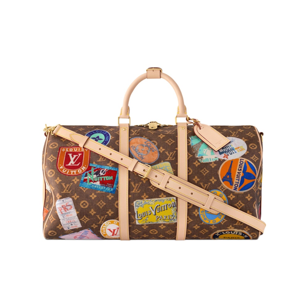 Louis Vuitton Keepall 50 mit Schulterriemen M15042