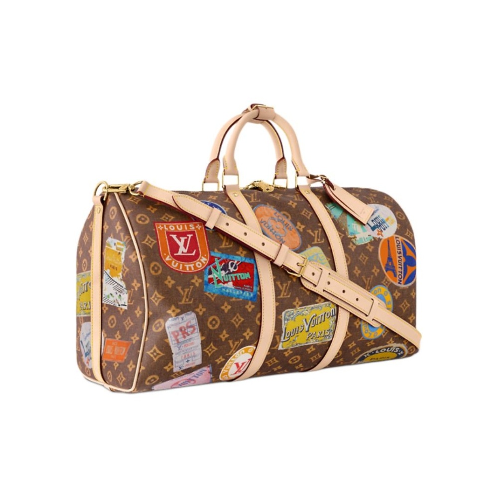 Louis Vuitton Keepall 50 mit Schulterriemen M15042