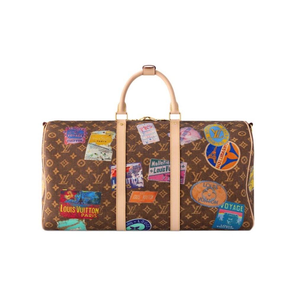 Louis Vuitton Keepall 50 mit Schulterriemen M15042