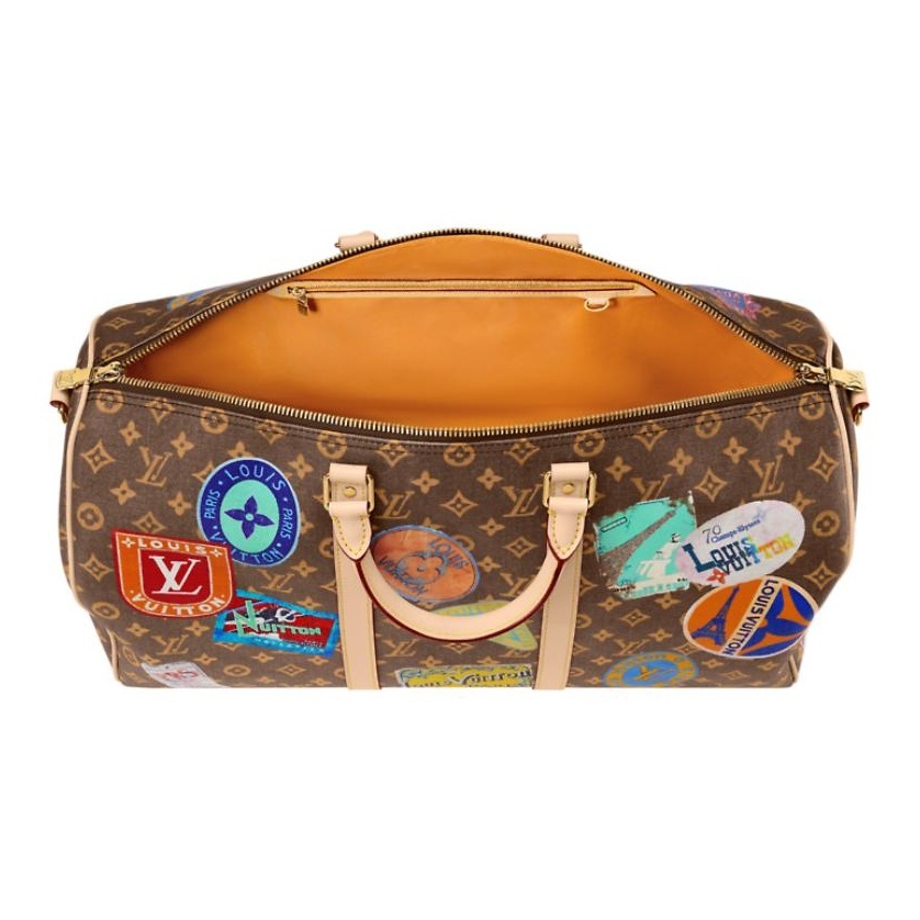 Louis Vuitton Keepall 50 mit Schulterriemen M15042