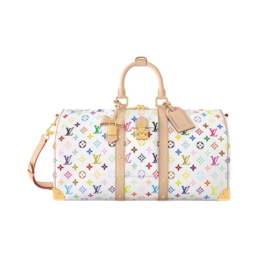 Louis Vuitton x Takashi Murakami Keepall 45 mit Schulterriemen