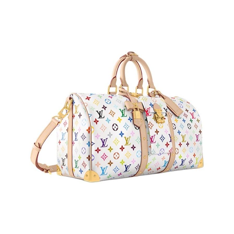 Louis Vuitton x Takashi Murakami Keepall 45 mit Schulterriemen