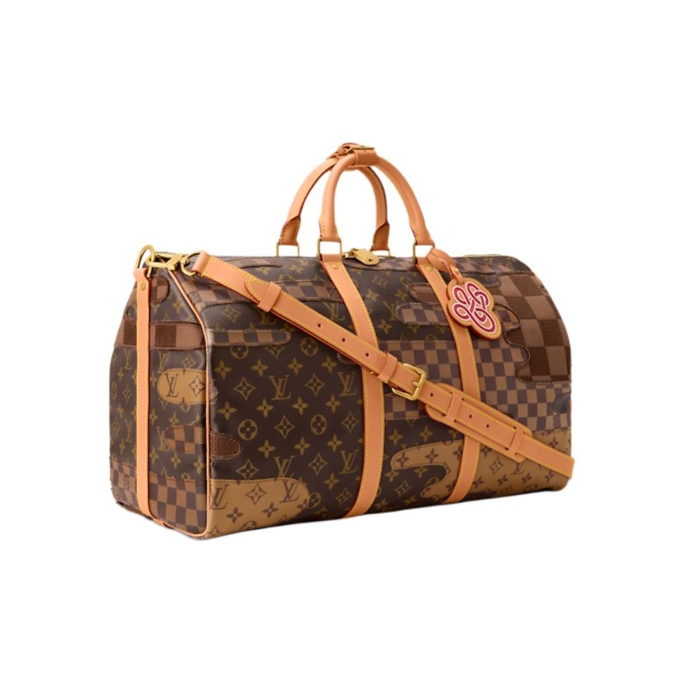 Louis Vuitton x Nigo Keepall 50 mit Schulterriemen