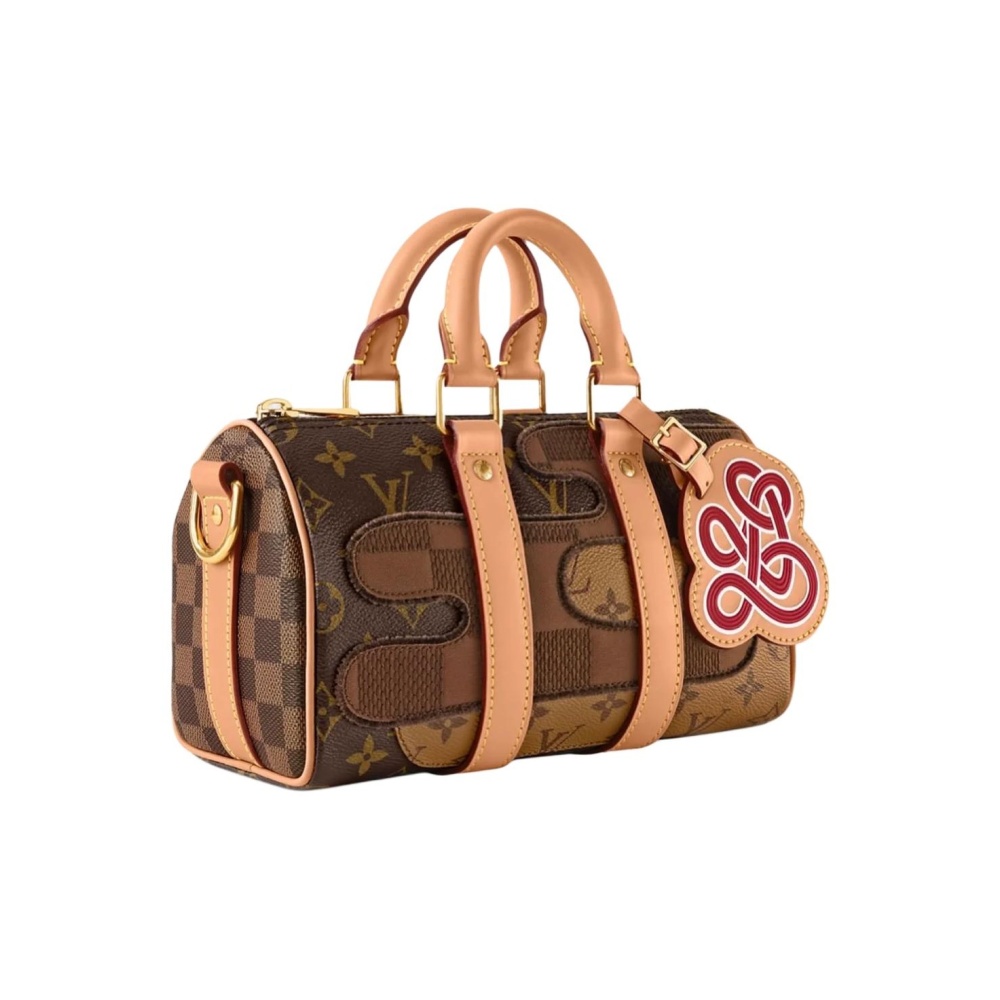 Louis Vuitton x Nigo Keepall 25 mit Schulterriemen
