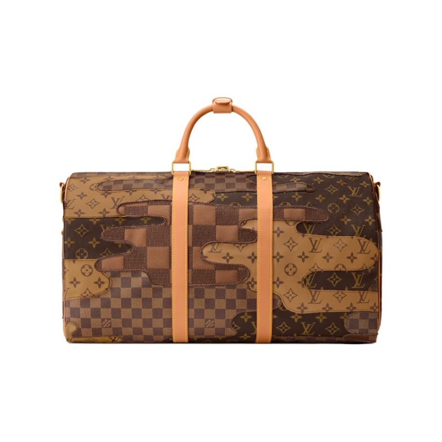 Louis Vuitton x Nigo Keepall 50 mit Schulterriemen