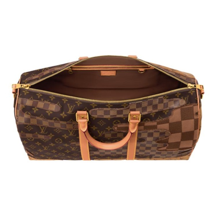 Louis Vuitton x Nigo Keepall 50 mit Schulterriemen