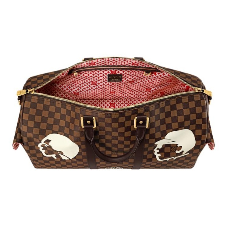 Louis Vuitton x Nigo Keepall 50 mit Schulterriemen
