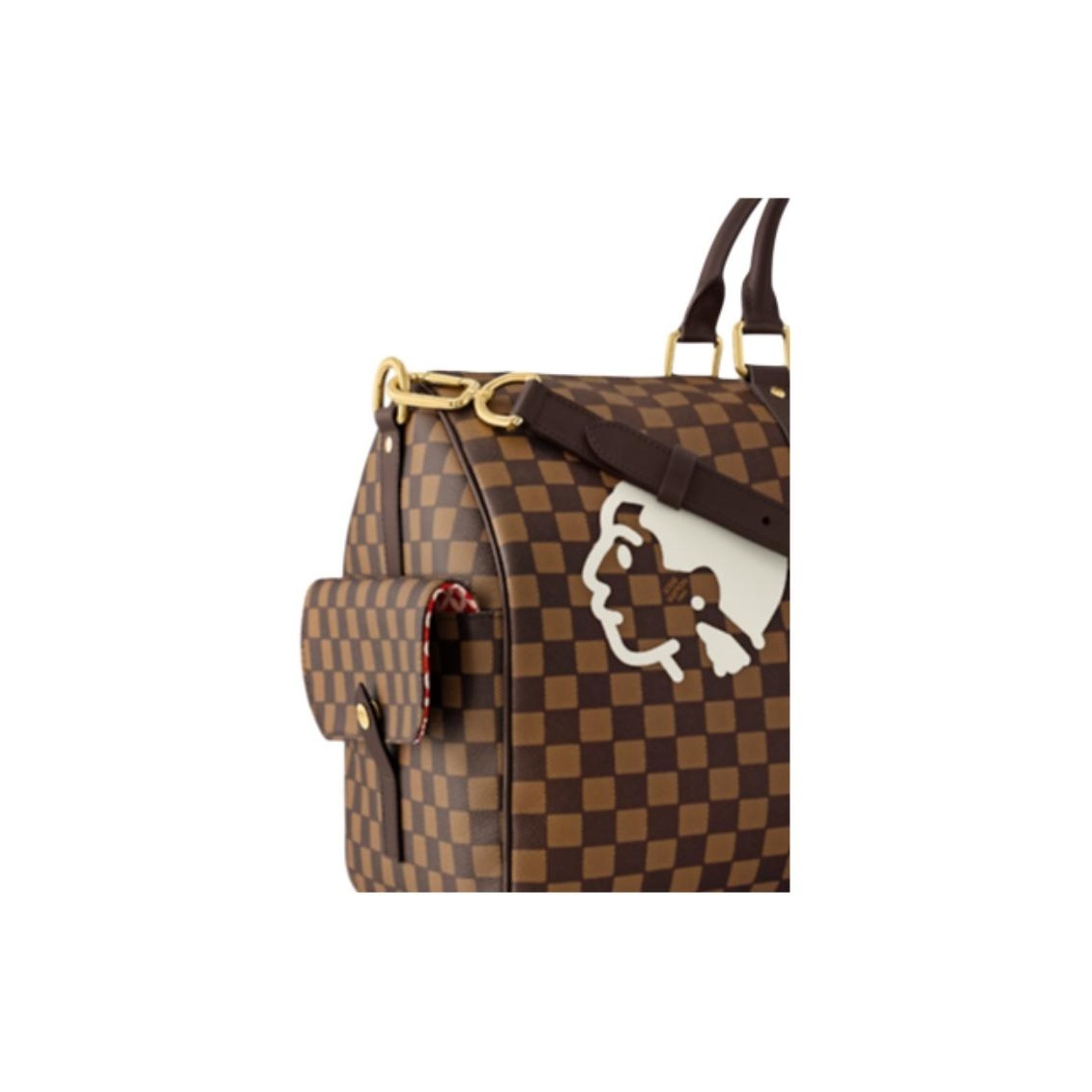 Louis Vuitton x Nigo Keepall 50 mit Schulterriemen