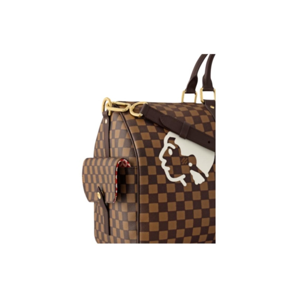 Louis Vuitton x Nigo Keepall 50 mit Schulterriemen