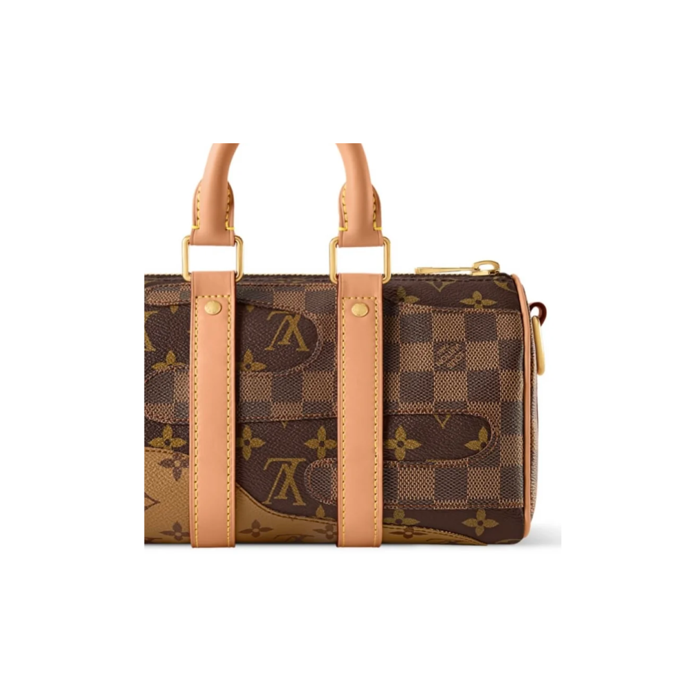 Louis Vuitton x Nigo Keepall 25 mit Schulterriemen