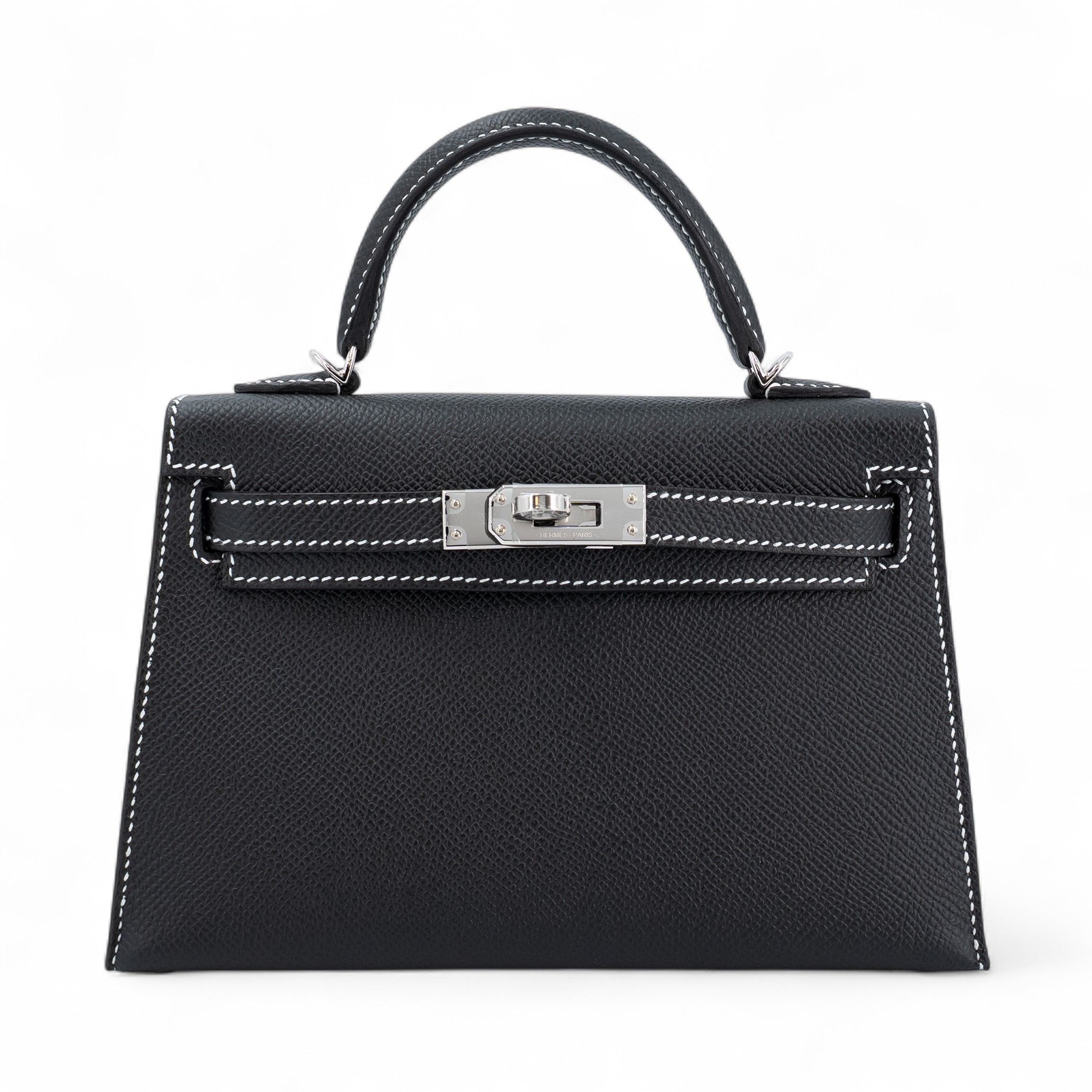 Hermès Mini Kelly II 20 Epsom Palladium Hardware
