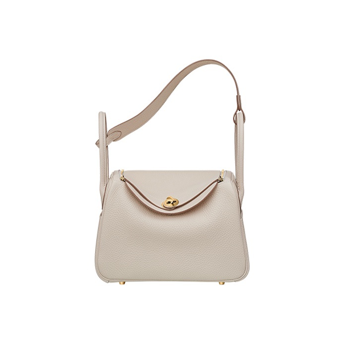 Hermès Lindy 26 Gelbgold Clemence Craie