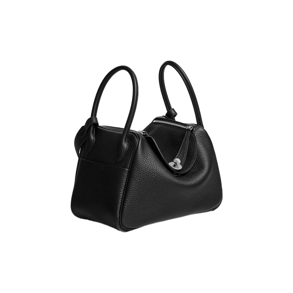 Hermès Lindy 26 Palladiumauflage Clemence Noir
