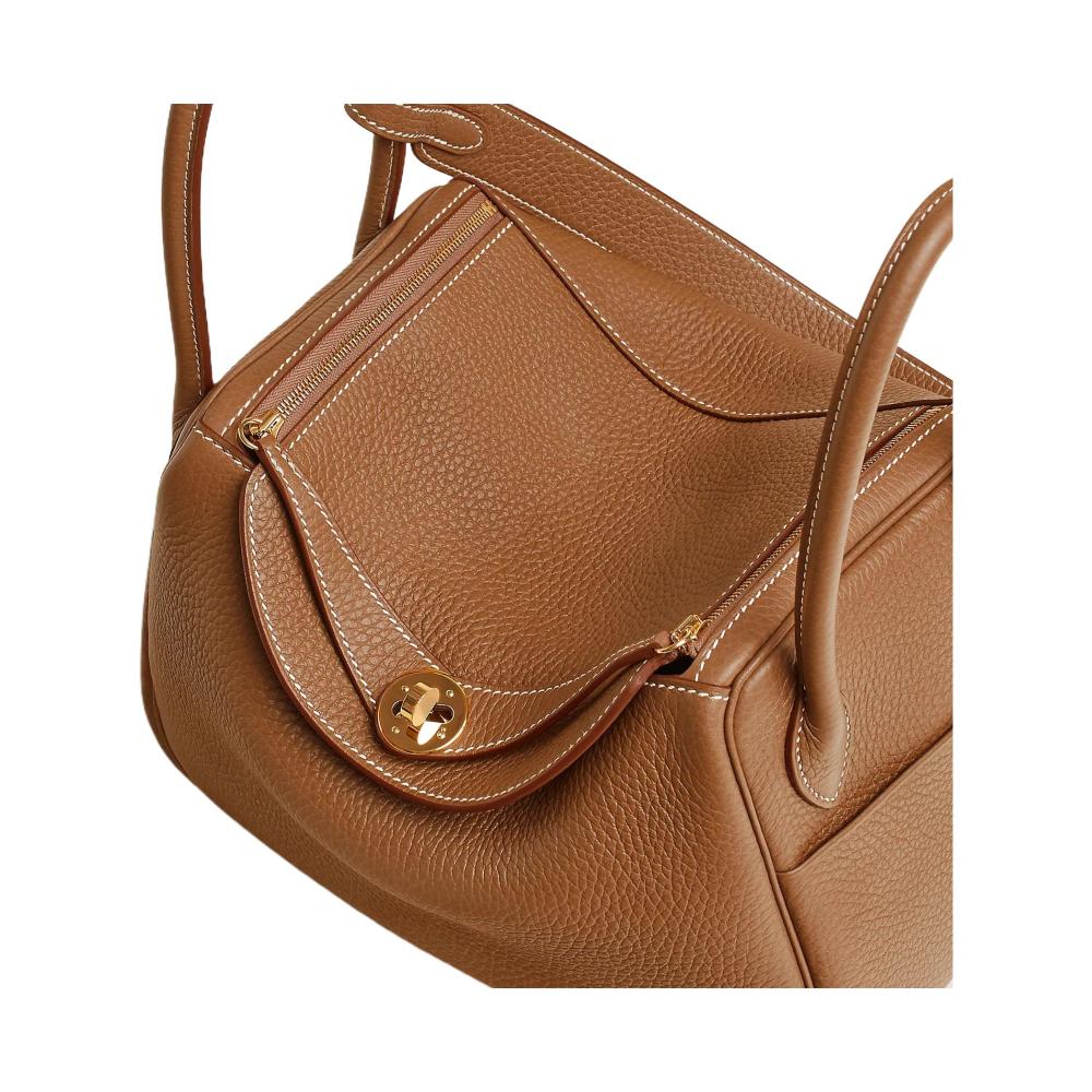 Hermès Lindy 26 Gelbgold Clemence Gold