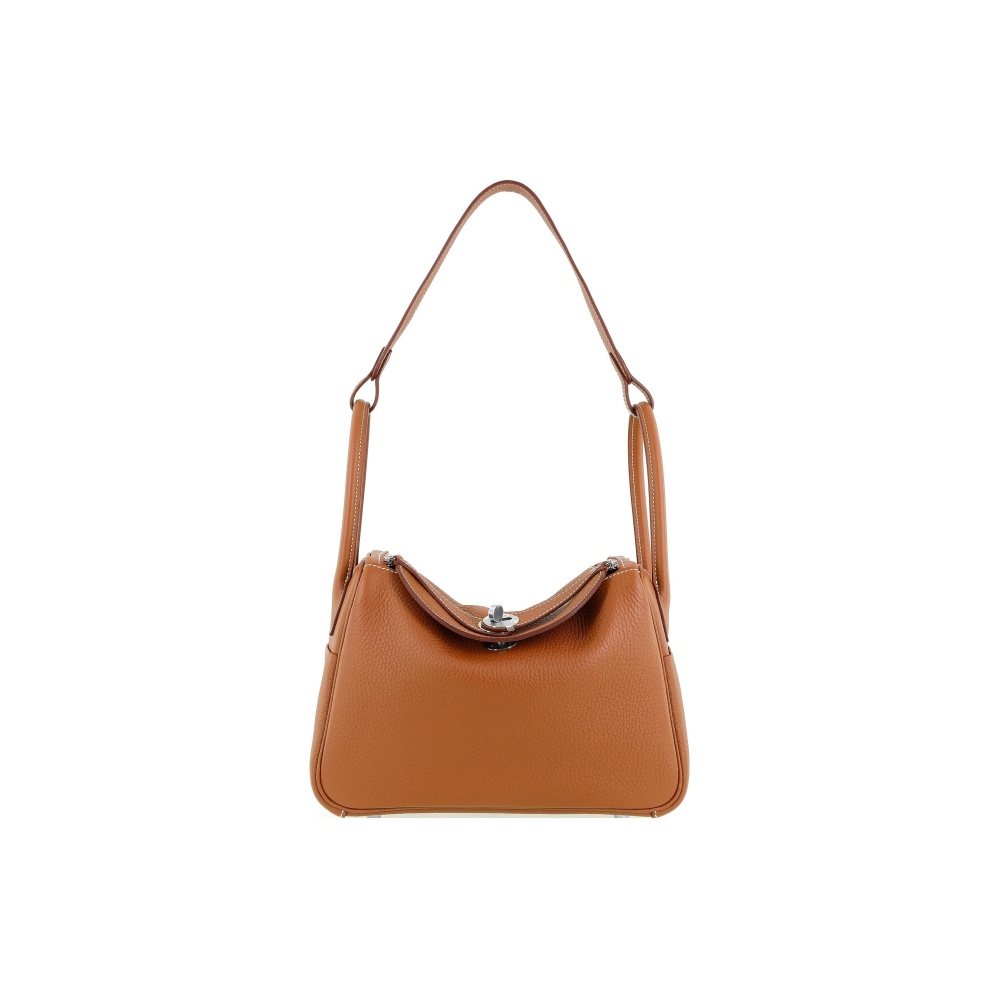 Hermès Lindy 26 Palladiumauflage Clemence Gold