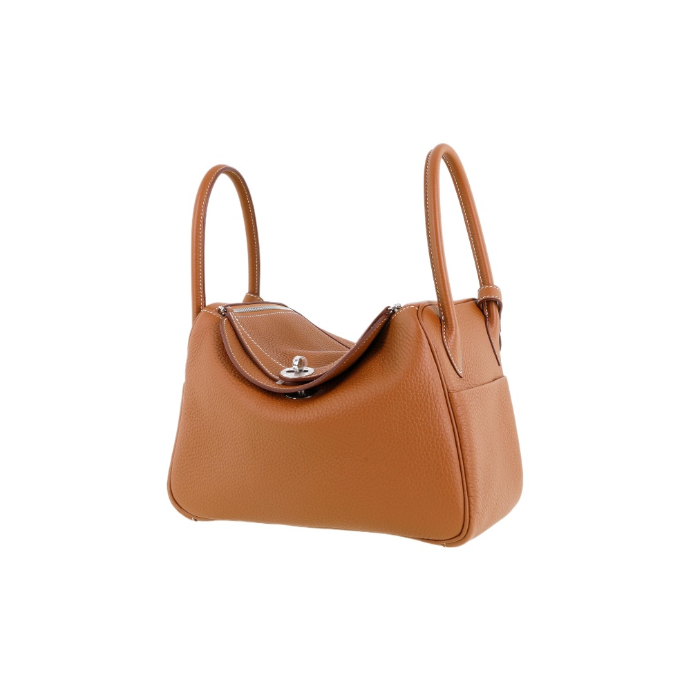 Hermès Lindy 26 Palladiumauflage Clemence Gold